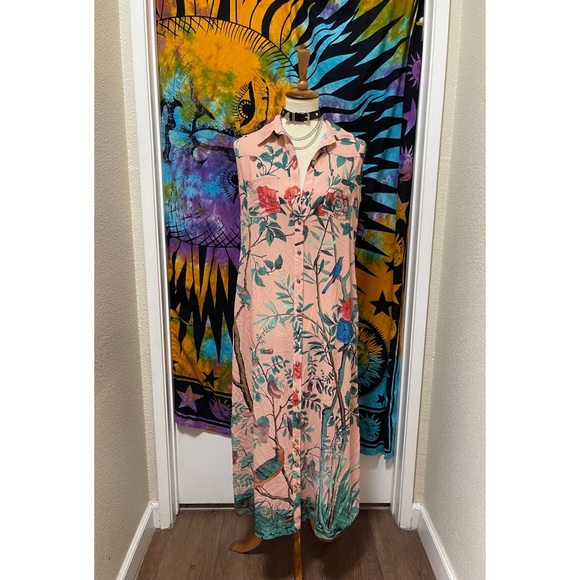 🌈 Flower embroidered beautiful dress - Picture 2 of 12